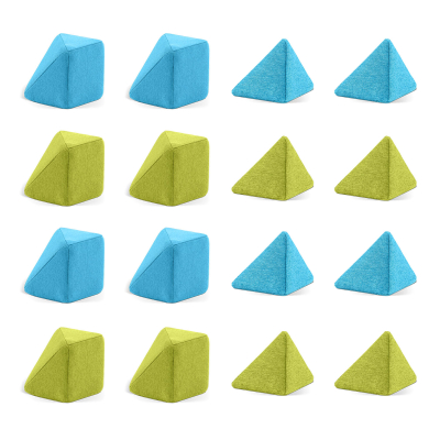 Magnetische Softbausteine ZUSATZ Set 16 von Jolly Heap